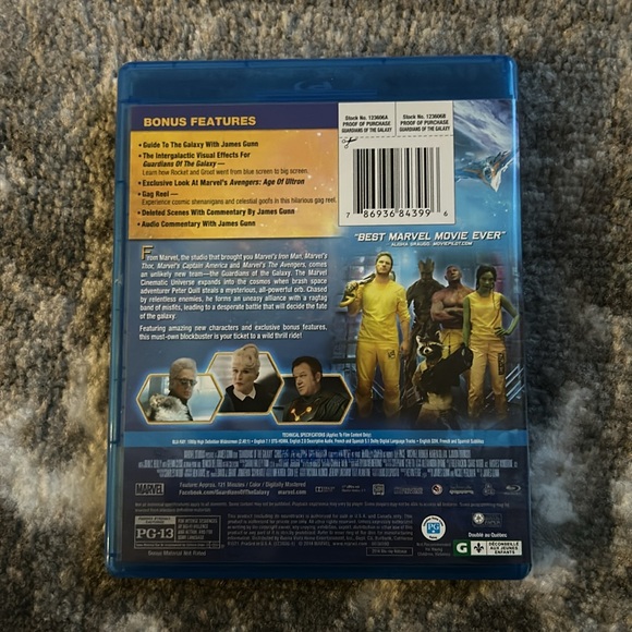 Thor & Guardians of the Galaxy Blu-Rays Bundle - Picture 9 of 9
